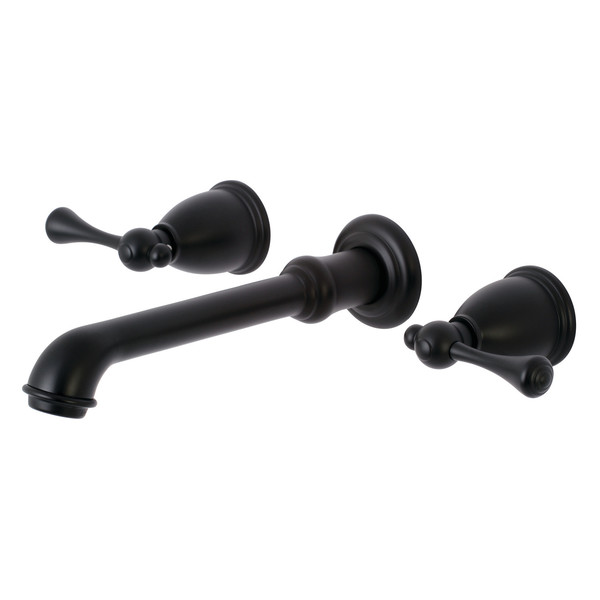 English Country KS7120BL Two-Handle Wall Mount Bathroom Faucet KS7120BL